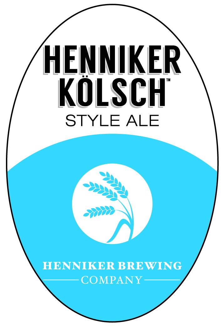 Henniker Kolsch Tap Handle Sticker
