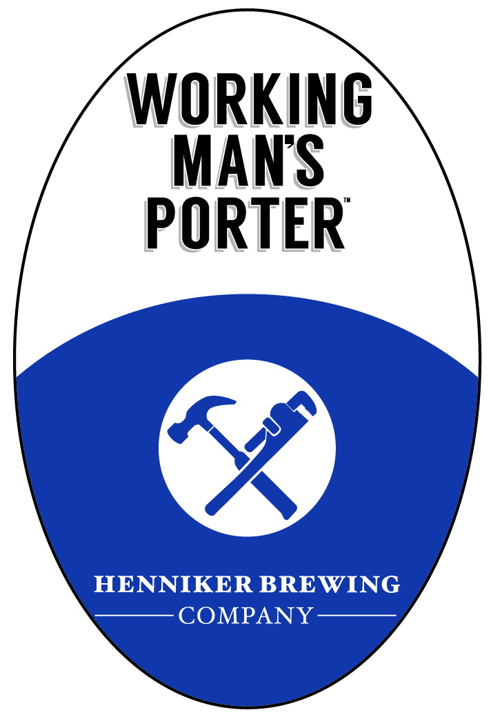 Working Man's Porter Tap Handle Sticker