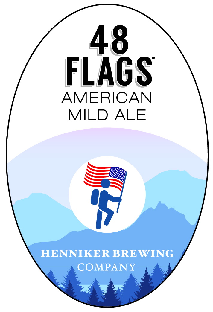 HBC 48 Flags Sticker
